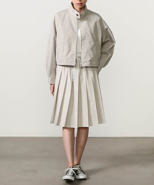 GYMPHLEX(ジムフレックス)の「Gymphlex | オクスフォード プリーツスカート WOMEN(スカート・レディース・サックスブルー/ベージュ・14)」の15枚目の写真