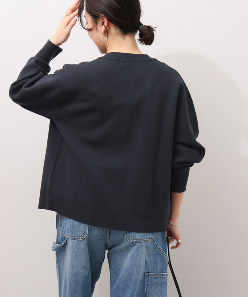 JOURNAL STANDARD relume(ジャーナルスタンダード レリューム)の「《追加》ウォッシャブルミラノリブカーディガン(カーディガン/ボレロ・レディース・ネイビー/ライトグレー・FREE)」の16枚目の写真