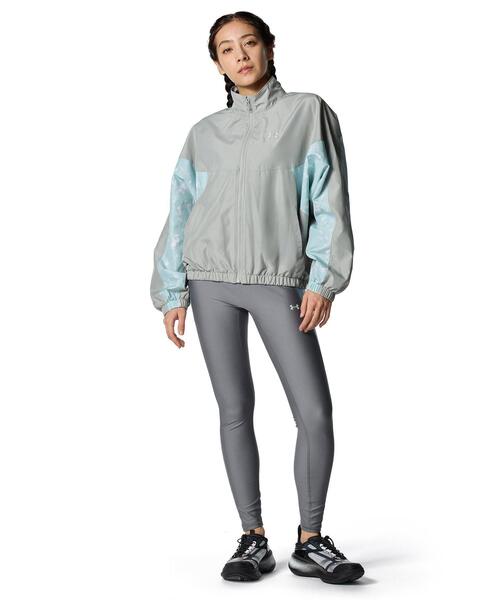 UNDER ARMOUR(アンダーアーマー)の「UAメッシュ ライナー ウーブン プリント フルジップ ジャケット(トレーニング/レディース)(その他アウター・レディース・グレー系その他・L/M/XL/S)」の3枚目の写真