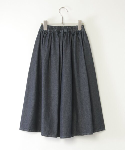 ikka(イッカ)の「【親子コーデ】ライトデニムボリュームスカーチョ(120~160cm)(スカート・キッズ・ネイビー・130/140/150/120/160)」の16枚目の写真