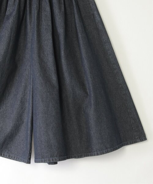 ikka(イッカ)の「【親子コーデ】ライトデニムボリュームスカーチョ(120~160cm)(スカート・キッズ・ネイビー・130/140/150/120/160)」の18枚目の写真