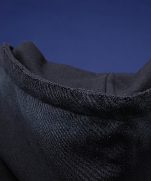 selle glant（セレグランテ）の「HEAVY WEIGHT DOUBLE ZIP PARKER/ヘビーウェイトダブルジップパーカー（パーカー・メンズ・ブラック/ダークブラウン/杢グレー・LARGE/MEDIUM/SMALL）」の9枚目の写真