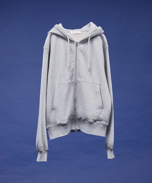 selle glant（セレグランテ）の「HEAVY WEIGHT DOUBLE ZIP PARKER/ヘビーウェイトダブルジップパーカー（パーカー・メンズ・ブラック/ダークブラウン/杢グレー・LARGE/MEDIUM/SMALL）」の12枚目の写真