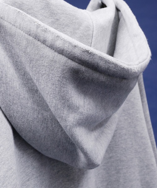 selle glant（セレグランテ）の「HEAVY WEIGHT DOUBLE ZIP PARKER/ヘビーウェイトダブルジップパーカー（パーカー・メンズ・ブラック/ダークブラウン/杢グレー・LARGE/MEDIUM/SMALL）」の16枚目の写真