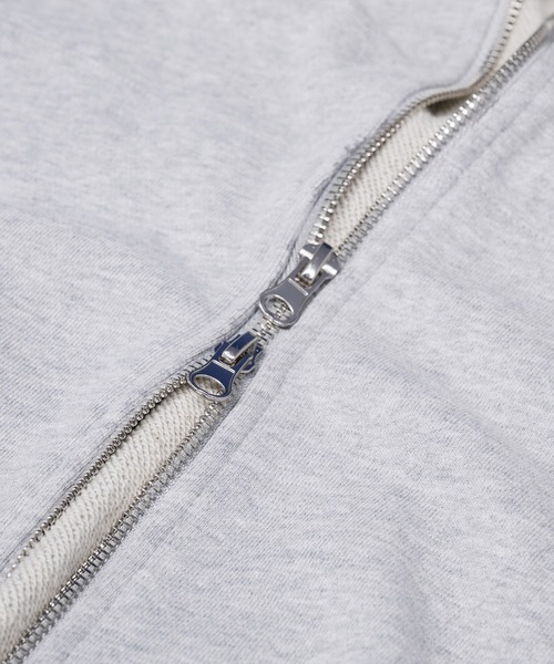 selle glant（セレグランテ）の「HEAVY WEIGHT DOUBLE ZIP PARKER/ヘビーウェイトダブルジップパーカー（パーカー・メンズ・ブラック/ダークブラウン/杢グレー・LARGE/MEDIUM/SMALL）」の17枚目の写真