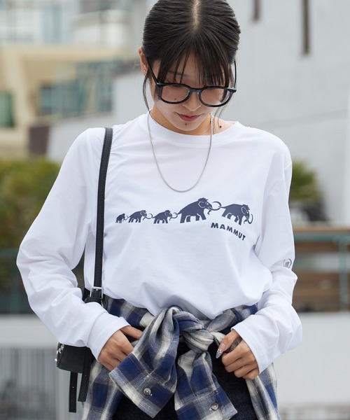 MAMMUT/マムート QD Logo Print Longsleeve T-shirts AF Men 長袖T