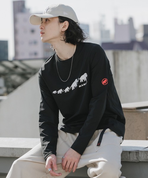 Mammut(マムート)の「MAMMUT/マムート QD Logo Print Longsleeve T-shirts AF Men 長袖Tシャツ ロンT 2026年 夏 夏服(Tシャツ/カットソー・メンズ・ブラック/ホワイト・M/L/XL)」の11枚目の写真