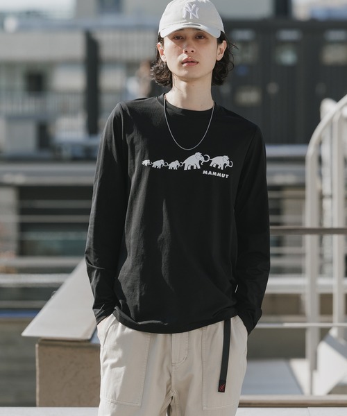 Mammut(マムート)の「MAMMUT/マムート QD Logo Print Longsleeve T-shirts AF Men 長袖Tシャツ ロンT 2026年 夏 夏服(Tシャツ/カットソー・メンズ・ブラック/ホワイト・M/L/XL)」の12枚目の写真