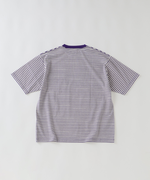 JOURNAL STANDARD J.S HOMESTEAD（ジャーナルスタンダードホームステッド）の「BRENT / ブレント 別注 ボーダー ポケット Tシャツ 1（Tシャツ/カットソー・メンズ・ネイビー/ベージュ/アイボリー・LARGE/MEDIUM）」の12枚目の写真