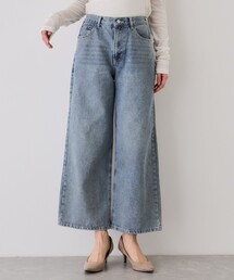 デニムワイドパンツ