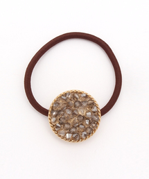 queite | ビーズプレートヘアゴム(ヘアゴム)