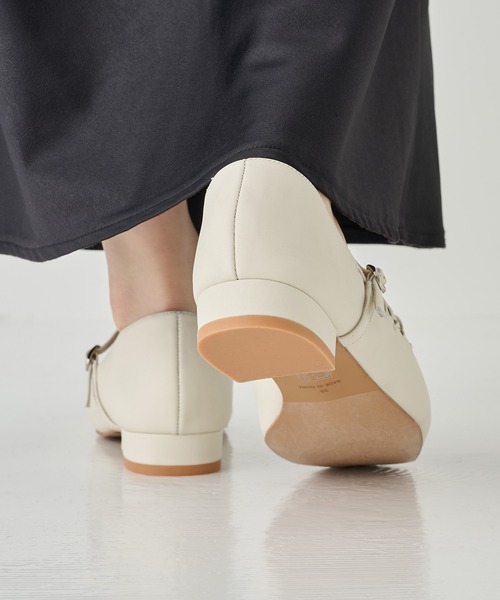 ALM.(アルム)の「【ALM.】LEIRA LEATHER PUMPS(パンプス・レディース・アイボリー/ブラック・39/37/36/38)」の20枚目の写真