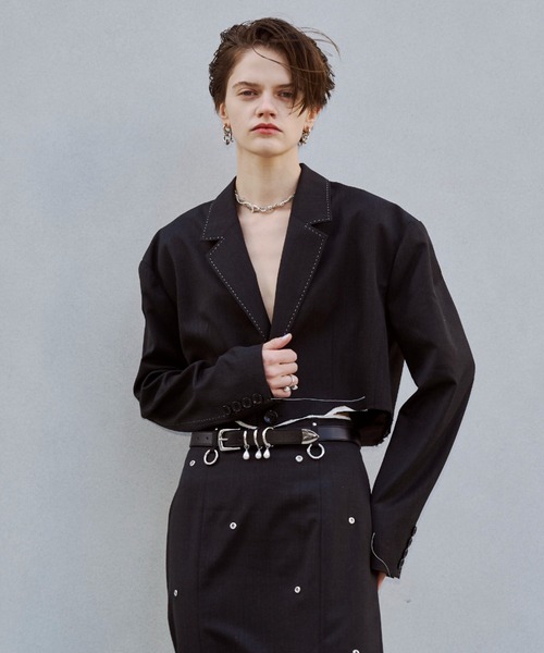 JOSE MOON(ジョゼムーン)の「EYELET SKIRT/アイレットスカート(スカート・レディース・グレー・38/36)」の20枚目の写真