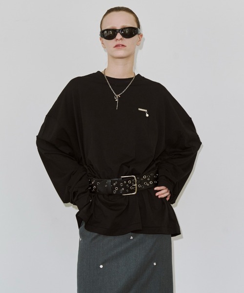 JOSE MOON(ジョゼムーン)の「EYELET SKIRT/アイレットスカート(スカート・レディース・グレー・38/36)」の13枚目の写真