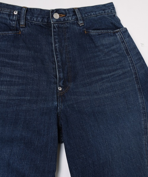 JIEDA(ジエダ)の「VINTAGE-FEEL DRAPED DENIM PANTS(デニムパンツ・メンズ・インディゴブルー/ブラック・2/1)」の15枚目の写真