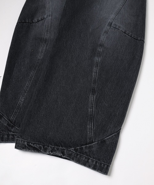 JIEDA(ジエダ)の「VINTAGE-FEEL DRAPED DENIM PANTS(デニムパンツ・メンズ・インディゴブルー/ブラック・2/1)」の21枚目の写真