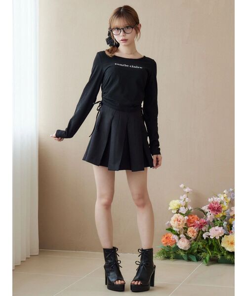 EATME（イートミー）の「BOXタックミニスカート（スカート・レディース・ブルー/オフホワイト/ブラック・MEDIUM/SMALL）」の21枚目の写真