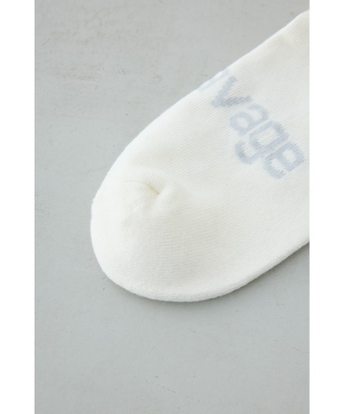 AZUL by moussy（アズールバイマウジー）の「ジャガードロゴアングルソックス（ソックス/靴下・メンズ・ホワイト/ブラック/グレー・FREE）」の8枚目の写真