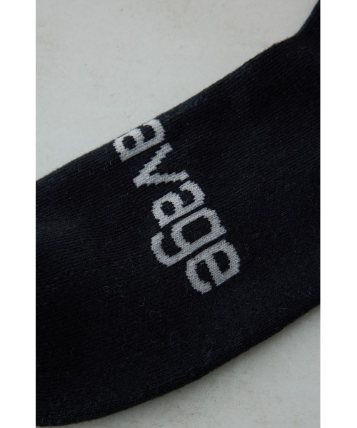 AZUL by moussy（アズールバイマウジー）の「ジャガードロゴアングルソックス（ソックス/靴下・メンズ・ホワイト/ブラック/グレー・FREE）」の11枚目の写真