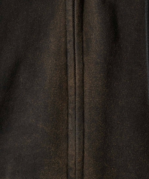 LAND MUSEUM（ランドミュージアム）の「LAND MUSEUM／タイダイフードジップ（パーカー・メンズ・チャコール/ブラック・FREE）」の21枚目の写真