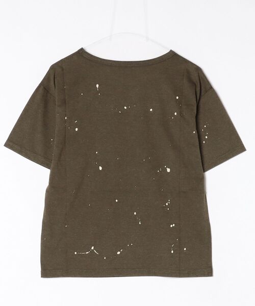 MandO(エムオー)(エムオー)の「ヴィンテージペイントサークルロゴTシャツ(Tシャツ/カットソー・メンズ・カーキ/ブラック/チャコールグレー・MEDIUM/LARGE)」の8枚目の写真