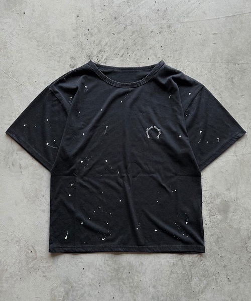 MandO(エムオー)(エムオー)の「ヴィンテージペイントサークルロゴTシャツ(Tシャツ/カットソー・メンズ・カーキ/ブラック/チャコールグレー・MEDIUM/LARGE)」の10枚目の写真