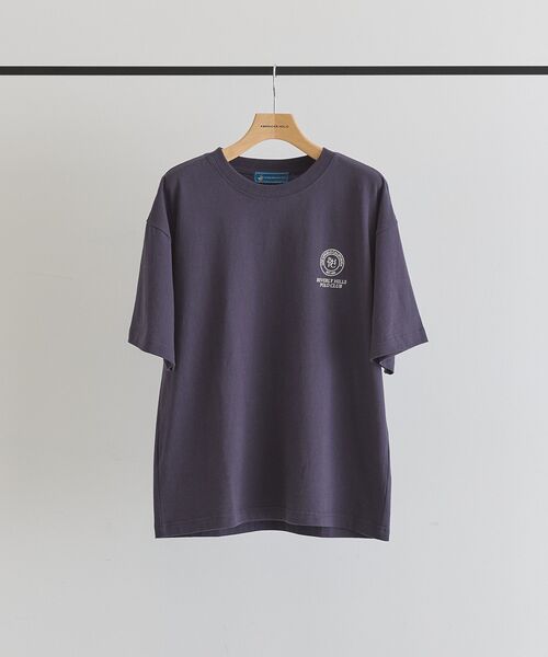 BEVERLY HILLS POLO CLUB(ビバリーヒルズポロクラブ)の「【BEVERLY HILLS POLO CLUB】バックプリントTシャツ(Tシャツ/カットソー・レディース・ネイビー/オフホワイト・FREE)」の7枚目の写真