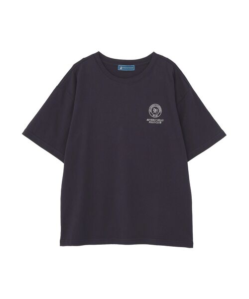 BEVERLY HILLS POLO CLUB(ビバリーヒルズポロクラブ)の「【BEVERLY HILLS POLO CLUB】バックプリントTシャツ(Tシャツ/カットソー・レディース・ネイビー/オフホワイト・FREE)」の9枚目の写真