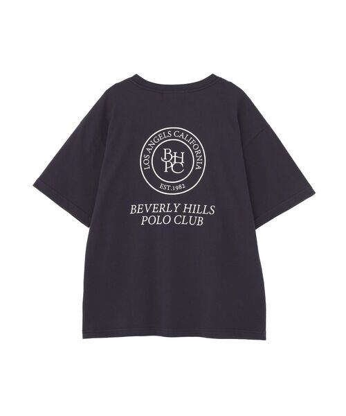 BEVERLY HILLS POLO CLUB(ビバリーヒルズポロクラブ)の「【BEVERLY HILLS POLO CLUB】バックプリントTシャツ(Tシャツ/カットソー・レディース・ネイビー/オフホワイト・FREE)」の10枚目の写真
