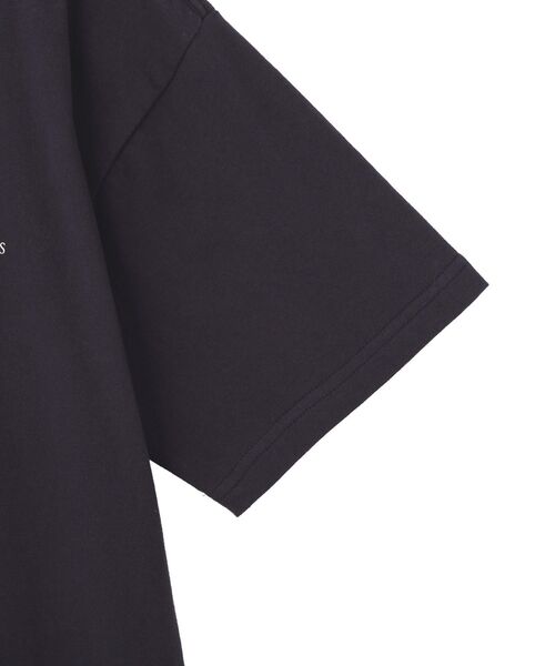 BEVERLY HILLS POLO CLUB(ビバリーヒルズポロクラブ)の「【BEVERLY HILLS POLO CLUB】バックプリントTシャツ(Tシャツ/カットソー・レディース・ネイビー/オフホワイト・FREE)」の12枚目の写真