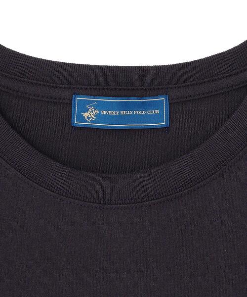 BEVERLY HILLS POLO CLUB(ビバリーヒルズポロクラブ)の「【BEVERLY HILLS POLO CLUB】バックプリントTシャツ(Tシャツ/カットソー・レディース・ネイビー/オフホワイト・FREE)」の14枚目の写真