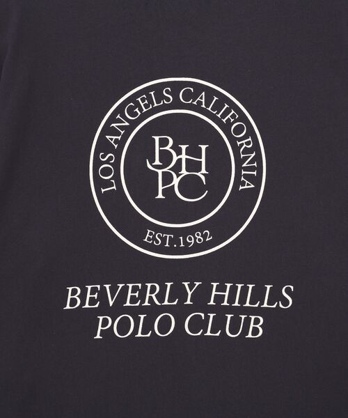 BEVERLY HILLS POLO CLUB(ビバリーヒルズポロクラブ)の「【BEVERLY HILLS POLO CLUB】バックプリントTシャツ(Tシャツ/カットソー・レディース・ネイビー/オフホワイト・FREE)」の16枚目の写真