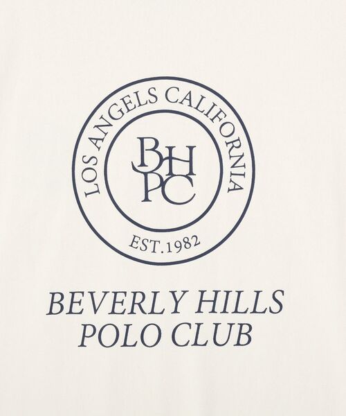 BEVERLY HILLS POLO CLUB(ビバリーヒルズポロクラブ)の「【BEVERLY HILLS POLO CLUB】バックプリントTシャツ(Tシャツ/カットソー・レディース・ネイビー/オフホワイト・FREE)」の19枚目の写真