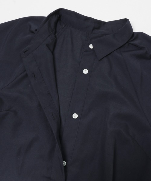 URBAN RESEARCH ROSSO WOMEN（アーバンリサーチ　ロッソ）の「『WEB限定』『UR TECH Smart Linen Touch』イージーリネンシャツワンピース（ワンピース・レディース・ブラウン系その他/ネイビー・FREE）」の18枚目の写真