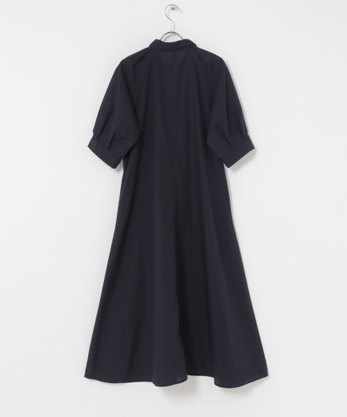 URBAN RESEARCH ROSSO WOMEN（アーバンリサーチ　ロッソ）の「『WEB限定』『UR TECH Smart Linen Touch』イージーリネンシャツワンピース（ワンピース・レディース・ブラウン系その他/ネイビー・FREE）」の19枚目の写真