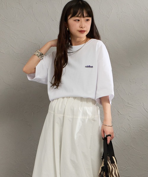 THOUSAND MILE（サウザンドマイル）の「[THOUSAND MILE/サウザンドマイル] ヒストリーロゴ バックプリント ショートスリーブTシャツ（Tシャツ/カットソー・レディース・ホワイト/ブラック・M/L）」の14枚目の写真