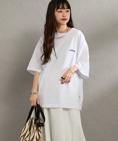 THOUSAND MILE（サウザンドマイル）の「[THOUSAND MILE/サウザンドマイル] ヒストリーロゴ バックプリント ショートスリーブTシャツ（Tシャツ/カットソー・レディース・ホワイト/ブラック・M/L）」の18枚目の写真