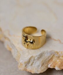 ear PAPILLONNER | 《WEB＆一部店舗限定》幅広ホースリング(リング)