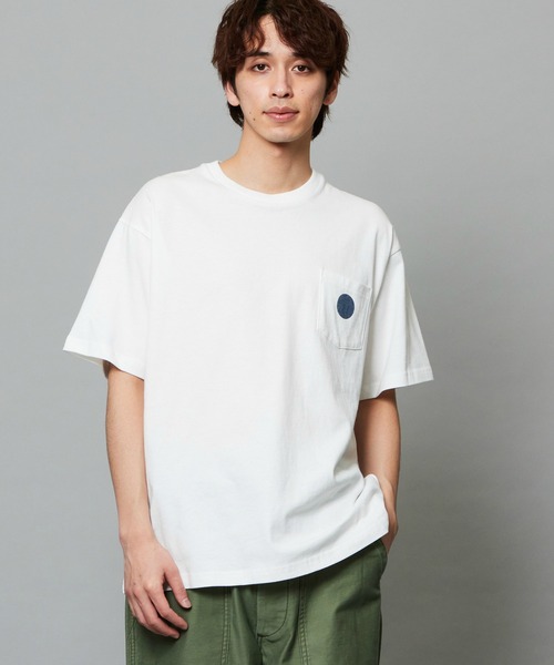 EDWIN（エドウィン）の「EDWIN エドウィン プリントTシャツ インディゴ 半袖（Tシャツ/カットソー・メンズ・ブルー/ホワイト・LARGE/MEDIUM/X-LARGE）」の3枚目の写真