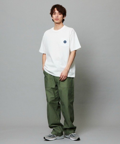 EDWIN（エドウィン）の「EDWIN エドウィン プリントTシャツ インディゴ 半袖（Tシャツ/カットソー・メンズ・ブルー/ホワイト・LARGE/MEDIUM/X-LARGE）」の9枚目の写真