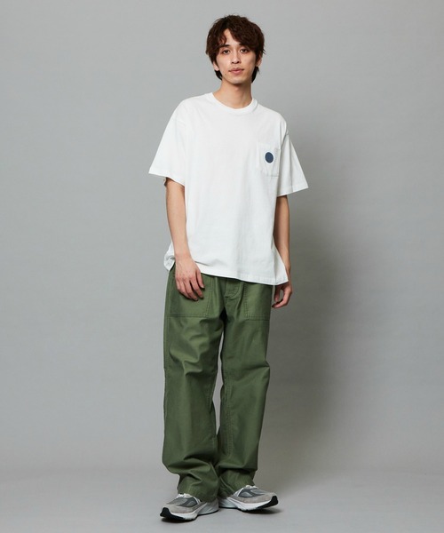 EDWIN（エドウィン）の「EDWIN エドウィン プリントTシャツ インディゴ 半袖（Tシャツ/カットソー・メンズ・ブルー/ホワイト・LARGE/MEDIUM/X-LARGE）」の11枚目の写真