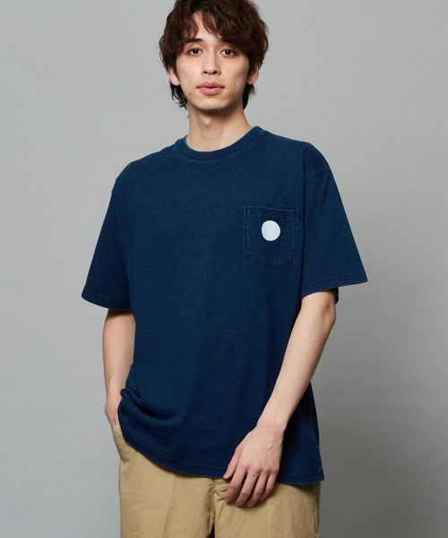 EDWIN（エドウィン）の「EDWIN エドウィン プリントTシャツ インディゴ 半袖（Tシャツ/カットソー・メンズ・ブルー/ホワイト・LARGE/MEDIUM/X-LARGE）」の12枚目の写真