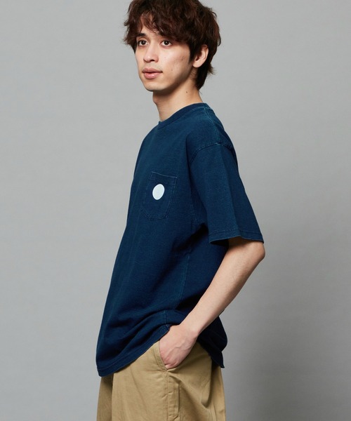 EDWIN（エドウィン）の「EDWIN エドウィン プリントTシャツ インディゴ 半袖（Tシャツ/カットソー・メンズ・ブルー/ホワイト・LARGE/MEDIUM/X-LARGE）」の13枚目の写真