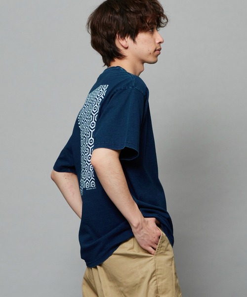 EDWIN（エドウィン）の「EDWIN エドウィン プリントTシャツ インディゴ 半袖（Tシャツ/カットソー・メンズ・ブルー/ホワイト・LARGE/MEDIUM/X-LARGE）」の14枚目の写真