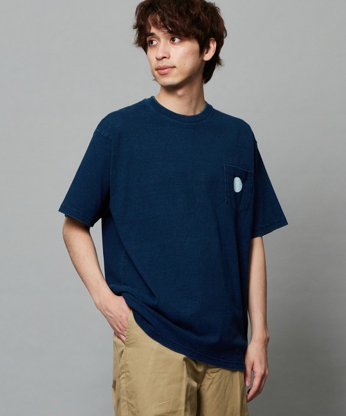 EDWIN（エドウィン）の「EDWIN エドウィン プリントTシャツ インディゴ 半袖（Tシャツ/カットソー・メンズ・ブルー/ホワイト・LARGE/MEDIUM/X-LARGE）」の15枚目の写真