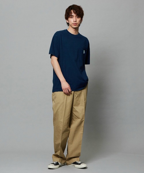 EDWIN（エドウィン）の「EDWIN エドウィン プリントTシャツ インディゴ 半袖（Tシャツ/カットソー・メンズ・ブルー/ホワイト・LARGE/MEDIUM/X-LARGE）」の19枚目の写真