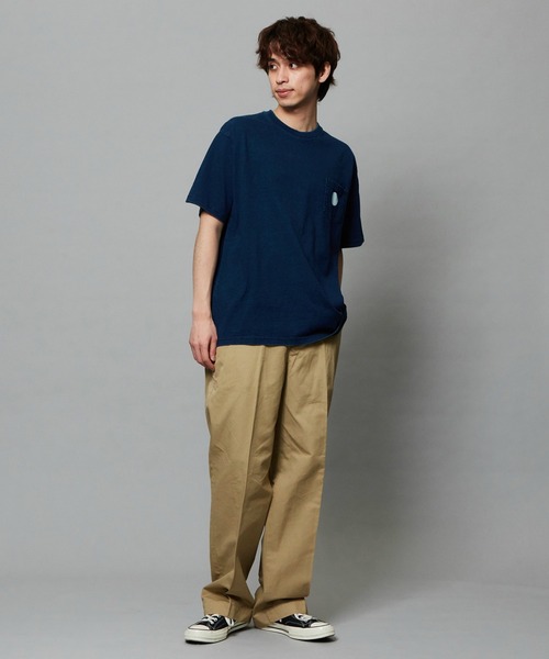 EDWIN（エドウィン）の「EDWIN エドウィン プリントTシャツ インディゴ 半袖（Tシャツ/カットソー・メンズ・ブルー/ホワイト・LARGE/MEDIUM/X-LARGE）」の20枚目の写真