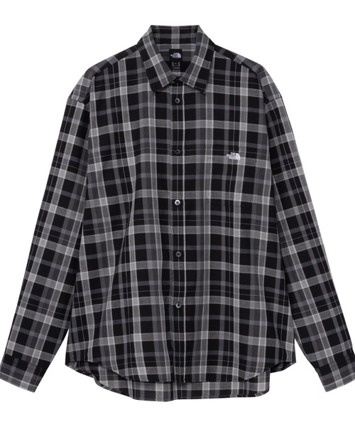 THE NORTH FACE（ザノースフェイス）の「ザ ノース フェイス THE NORTH FACE L/S FD Check Shirt ロングスリーブFDチェックシャツ（シャツ/ブラウス・メンズ・ブラック/ブラウン・S/SS/XL/M/L）」の2枚目の写真
