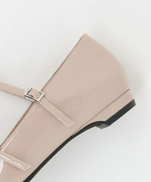 SY UNITED ARROWS(シーユナイテッドアローズ)の「<SY> ポインテッド ダブルストラップ フラット15↑(パンプス・レディース・ベージュ/シルバー/ダークブラウン/ブラック・22.5cm/23cm/22cm/23.5cm/24.5cm/24cm/25cm)」の12枚目の写真