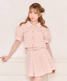 apres jour（アプレジュール）の「【セット着用可能】パワショルツイードショートジャケット（テーラードジャケット）」